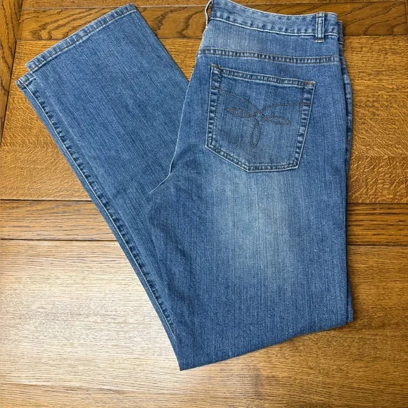 Chaps Denim Women’s Madden Straight Jeans Size 12 - Picture 7 of 7